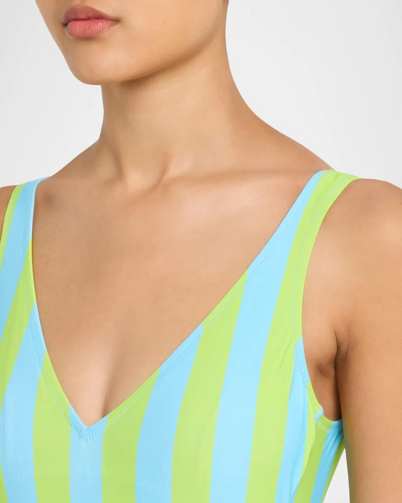 Solid & Striped The Michelle Striped One-Piece Swimsuit 4