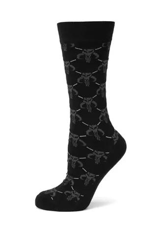 Star Wars Wars Mandalorian Charcoal Gray Socks