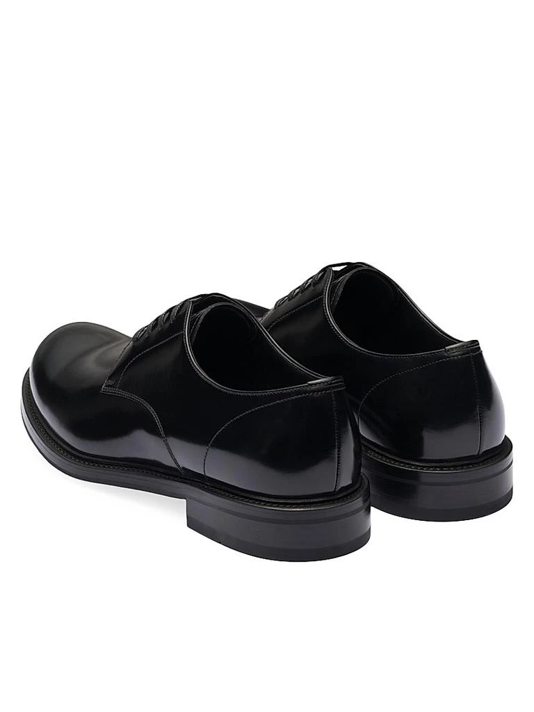 Prada Brushed Leather Lace-Up Shoes 4