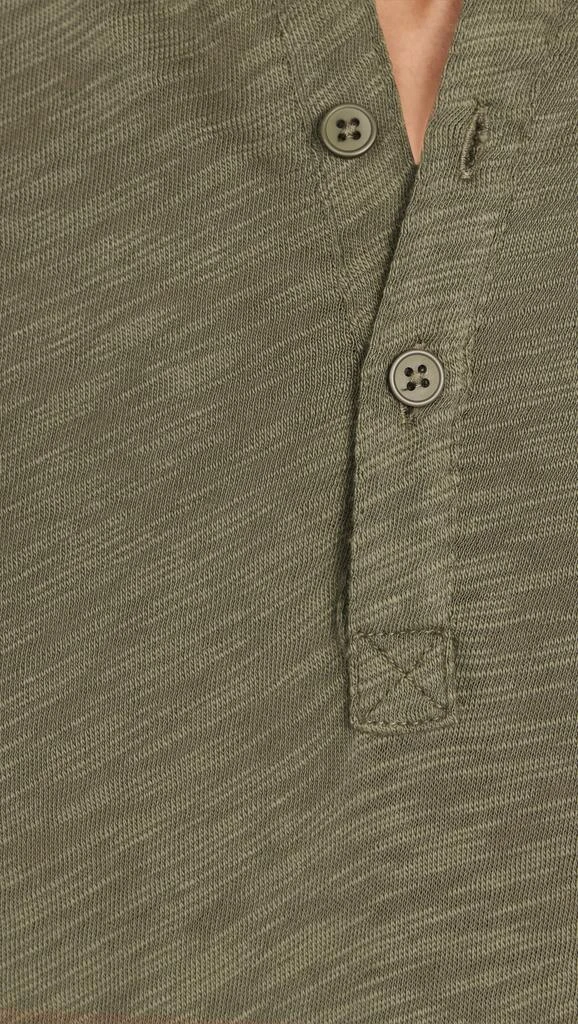 ATM Anthony Thomas Melillo Slub Jersey Destroyed Wash Henley 5