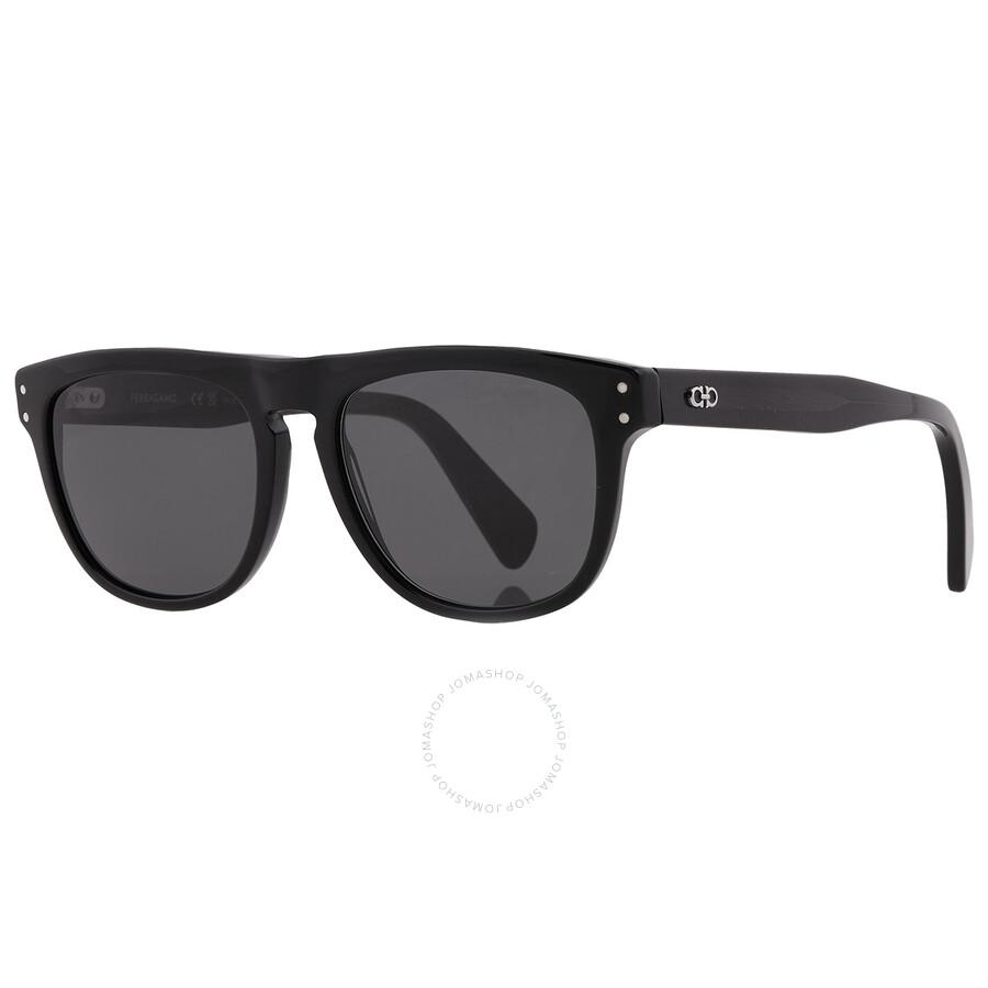 Salvatore Ferragamo Grey Square Men
s Sunglasses SF1111S 001 55