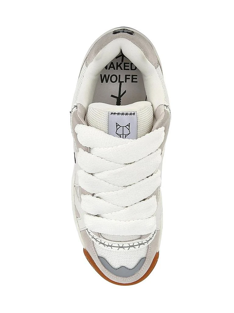Naked Wolfe Slide White Low Top Sneakers 10