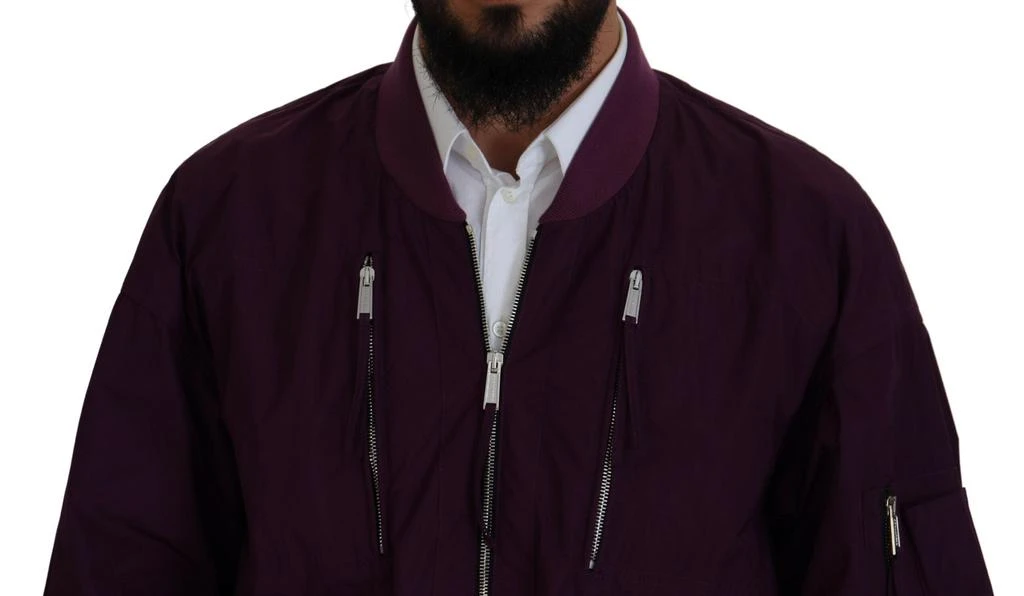 DSQUARED2 Dsqua²  Polyester Full Zipper Bomber Men's Jacket 4