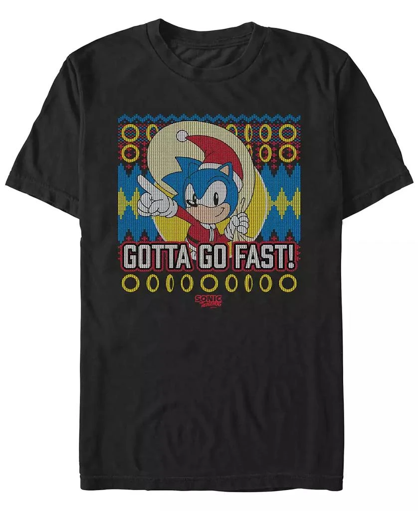 FIFTH SUN Men's Santa Sonic Short Sleeve T-Shirt 1