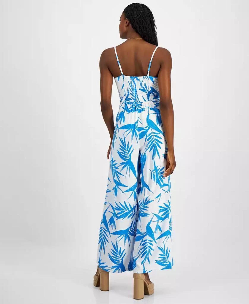 Bar III Women's Printed Sleeveless Button-Front Jumpsuit, Exclusively at Macy's 5