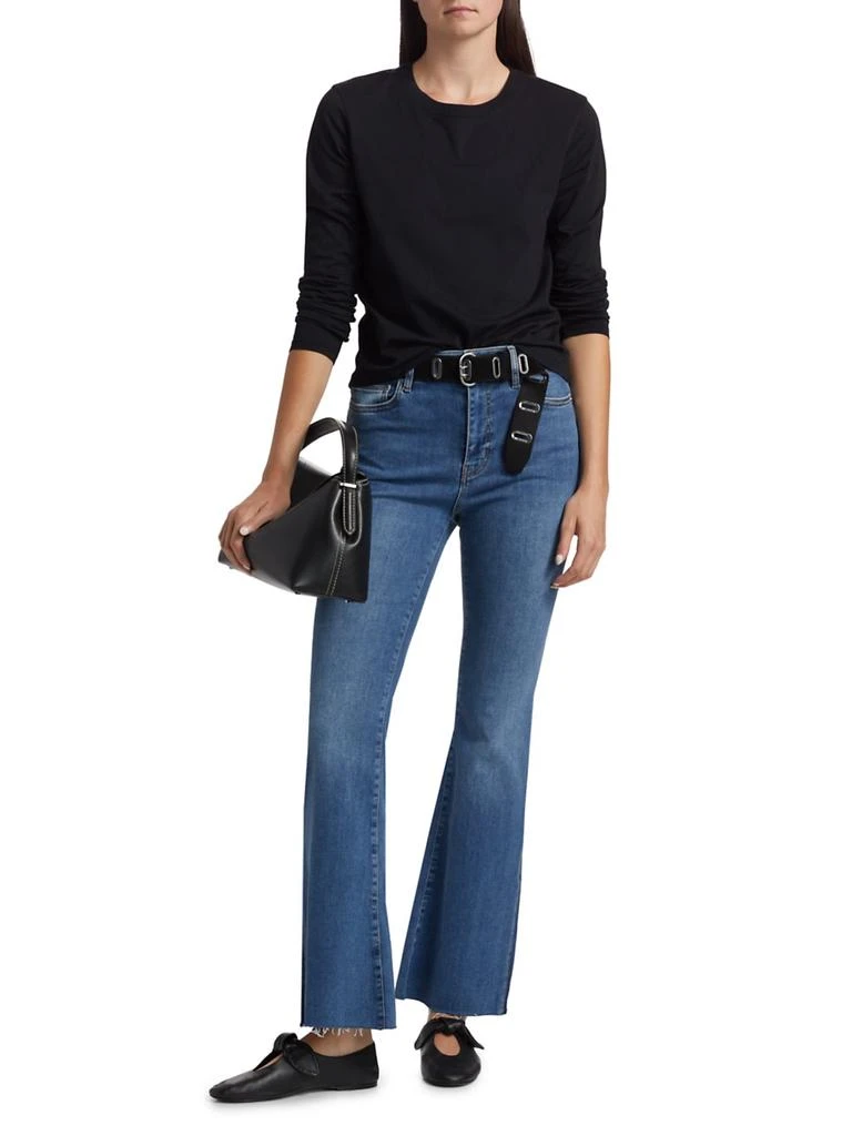 FRAME Cotton-Jersey Long-Sleeve Top 2
