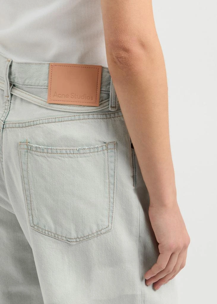Acne Studios Belted straight-leg jeans  5