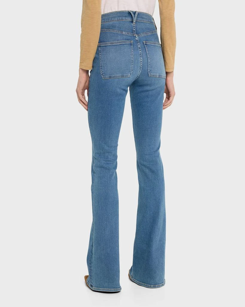 VERONICA BEARD Beverly Skinny Flare Patch Pocket Jeans 4