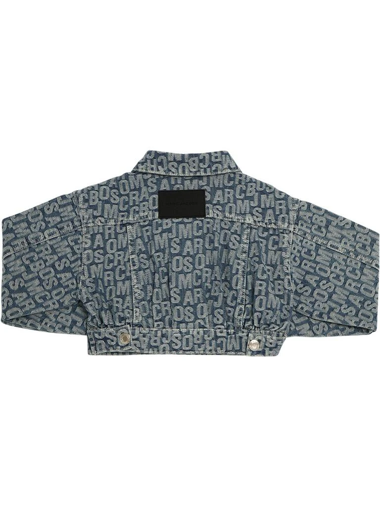 Marc Jacobs Cotton Denim Jacquard Cropped Jacket 2