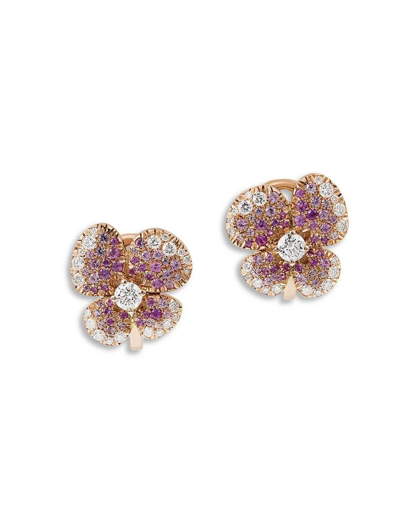 Miseno Jewelry Diamond
Pink Sapphire Ischia Stud Earrings in 18K Rose Gold 1