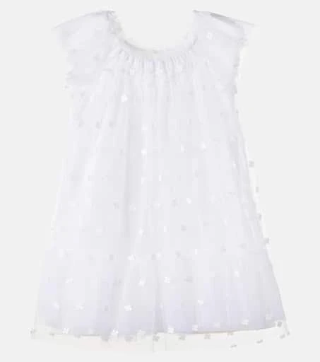 Bonpoint Lisabeth embroidered tulle dress 2