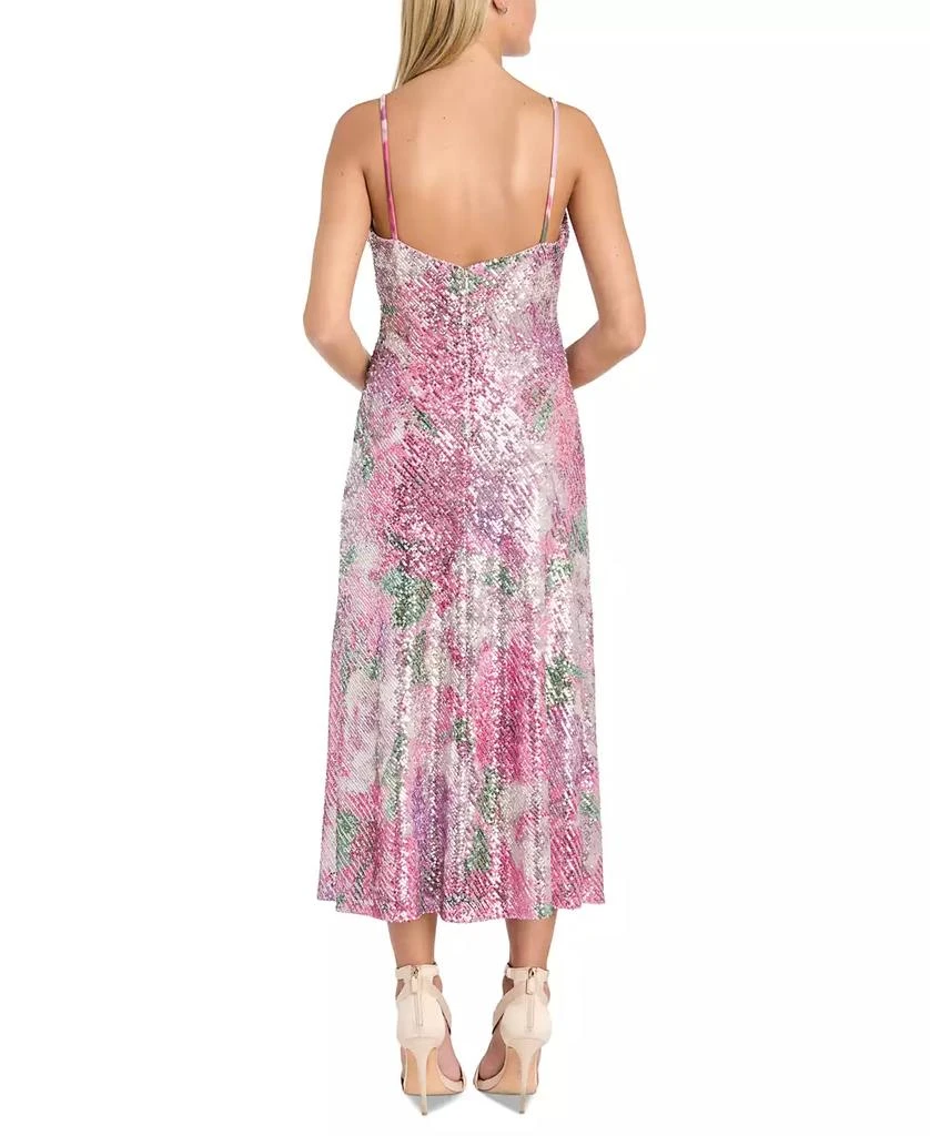 Morgan & Company Juniors' Sequined Empire-Waist Midi Dress 2