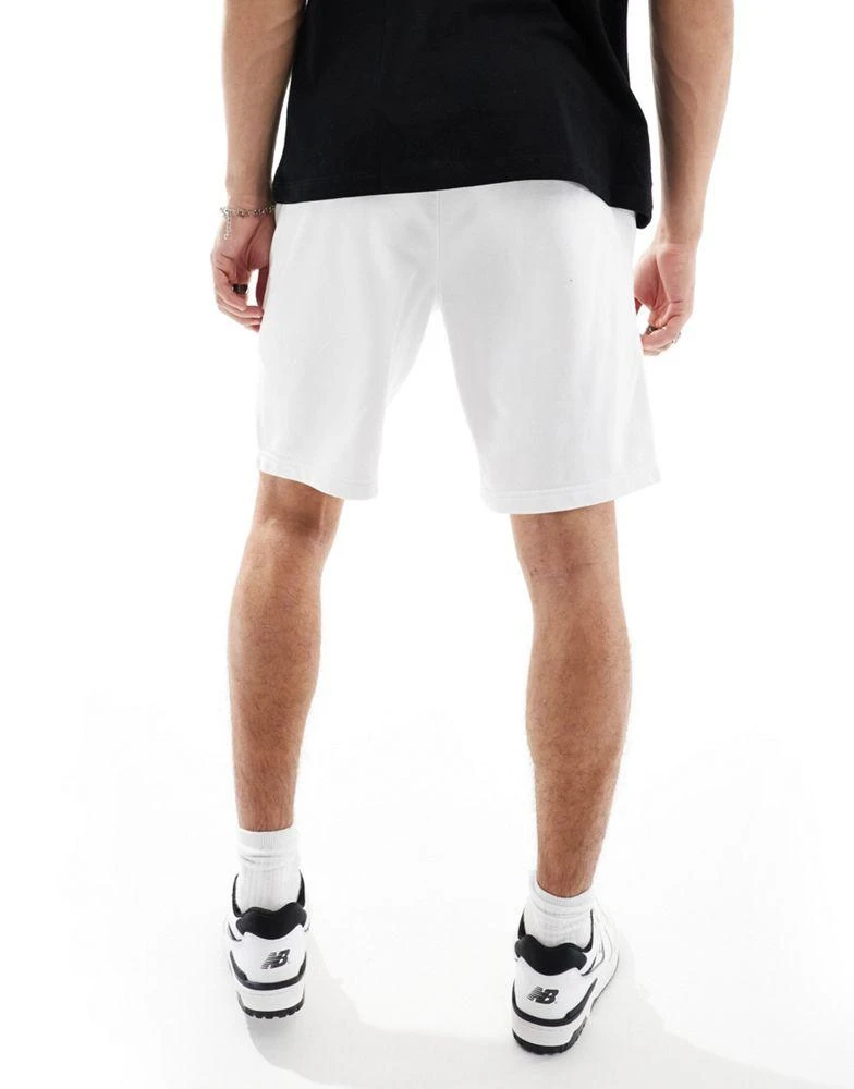 HOLLISTER Hollister 9inch tech logo sweat shorts in white 3