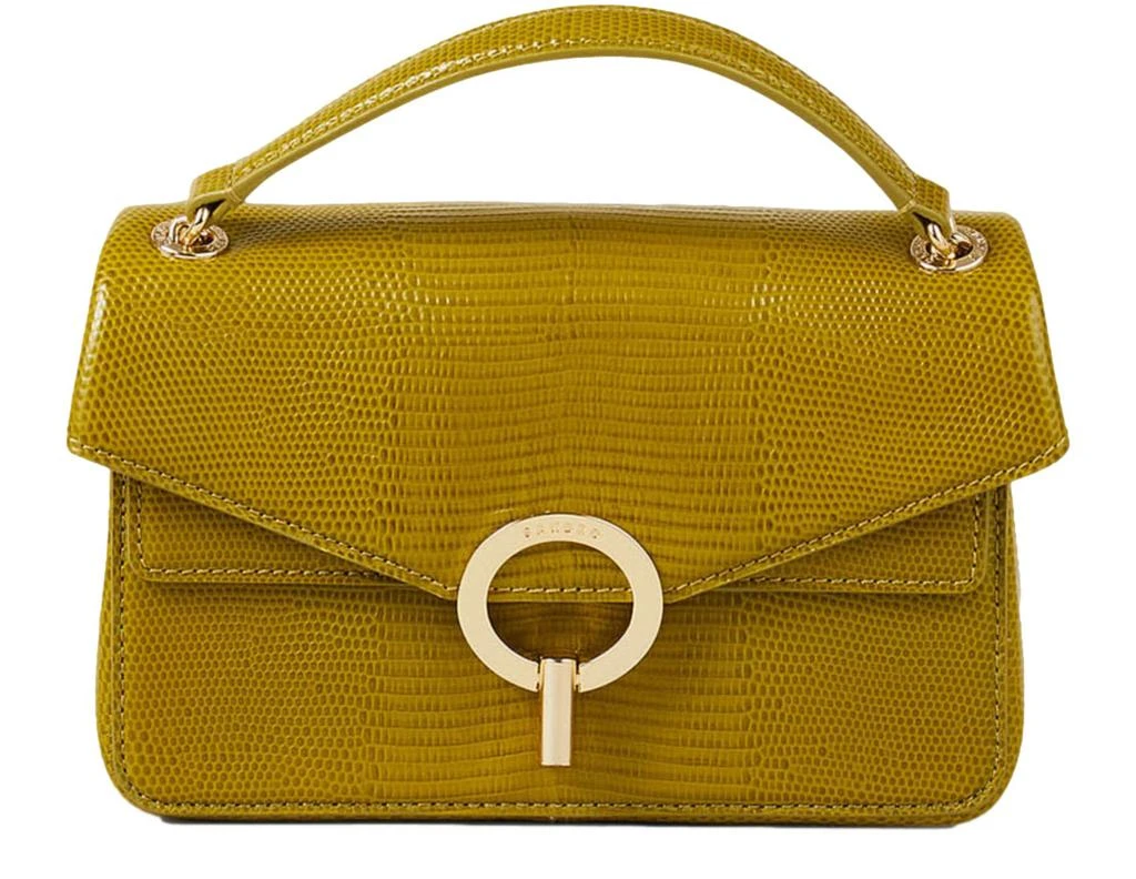 Sandro Yza mock croc-style leather bag 1