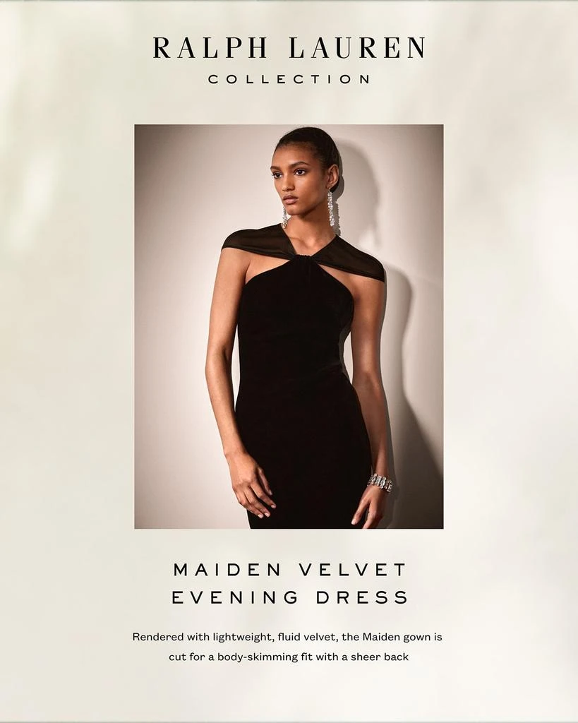 sachin and babi light blue dress Women's Lauren Ralph Lauren Tie-Front Velvet Cocktail Dress