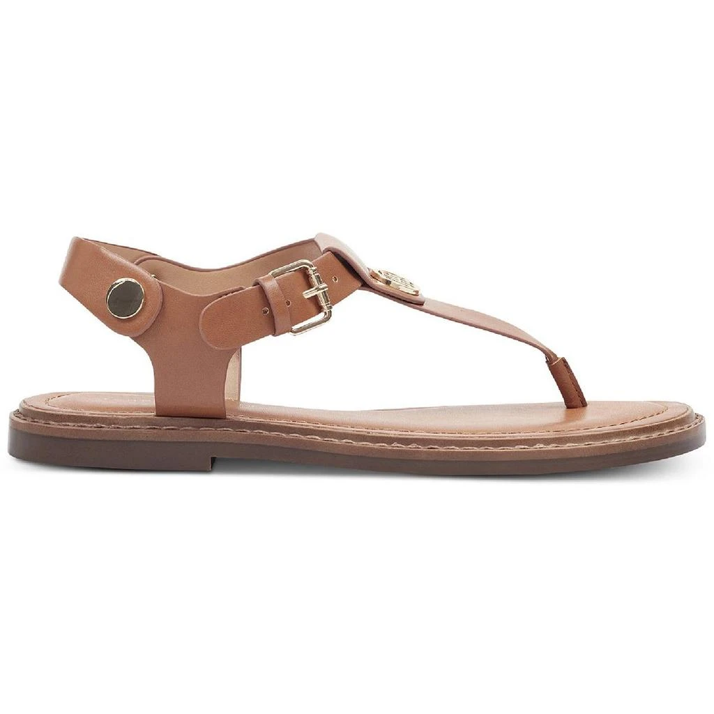 Tommy Hilfiger Bennia Womens Faux Leather Sling Back Thong Sandals 9