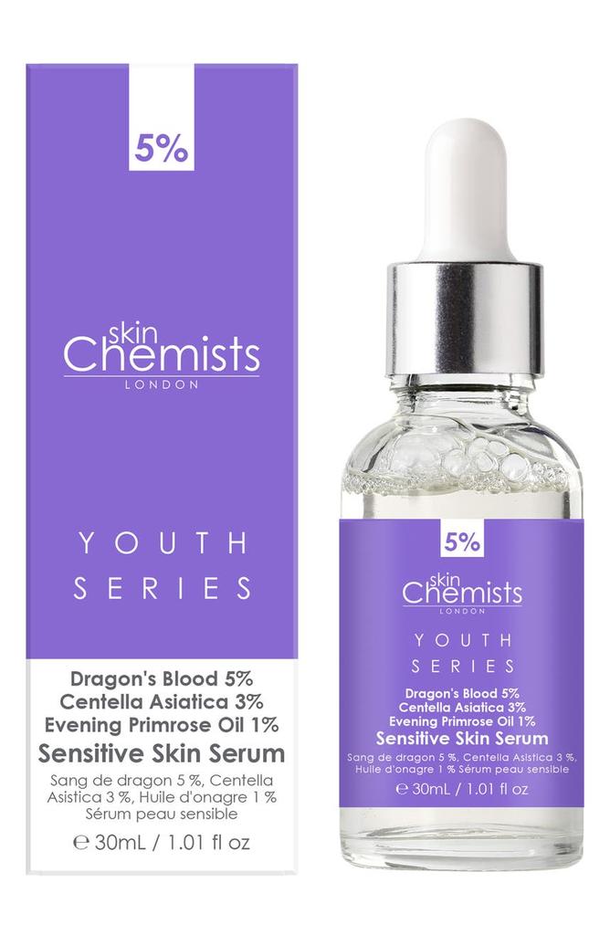 SKINCHEMISTS Dragon's Blood, Centella Asiatica & Evening Primrose Oil Serum for Sensitive Skin