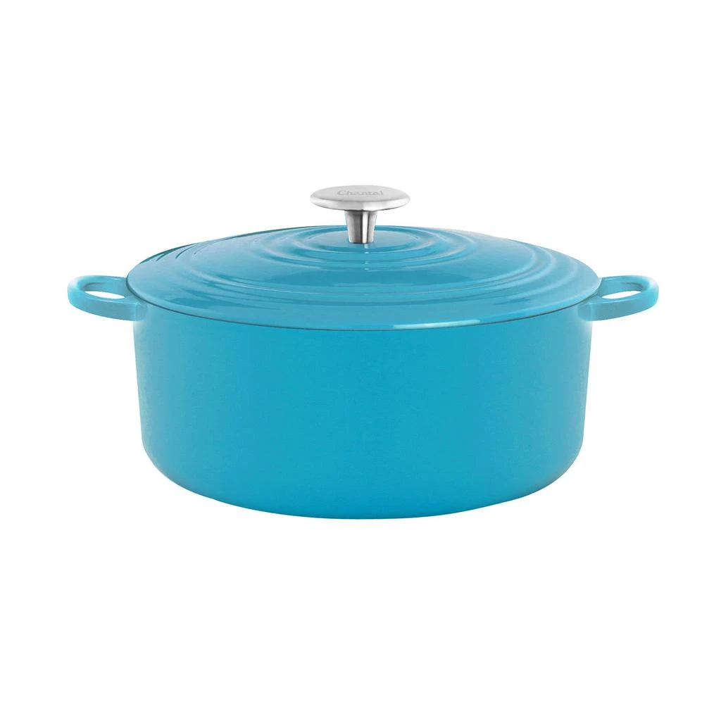 Chantal 5.6 Qt Round Cast Iron Dutch Oven 2