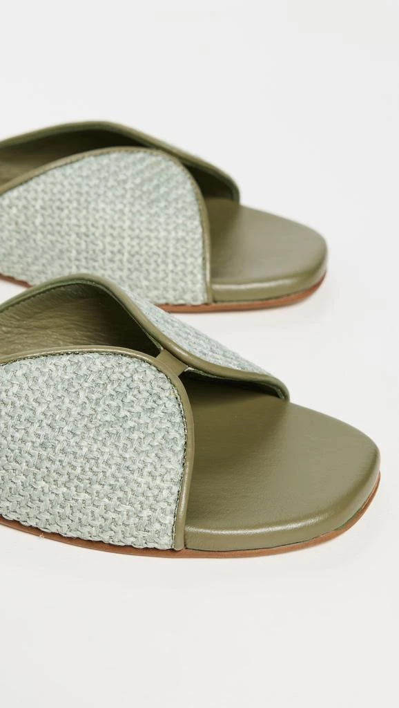 Kaanas Serene Square Toe Woven Flats 5