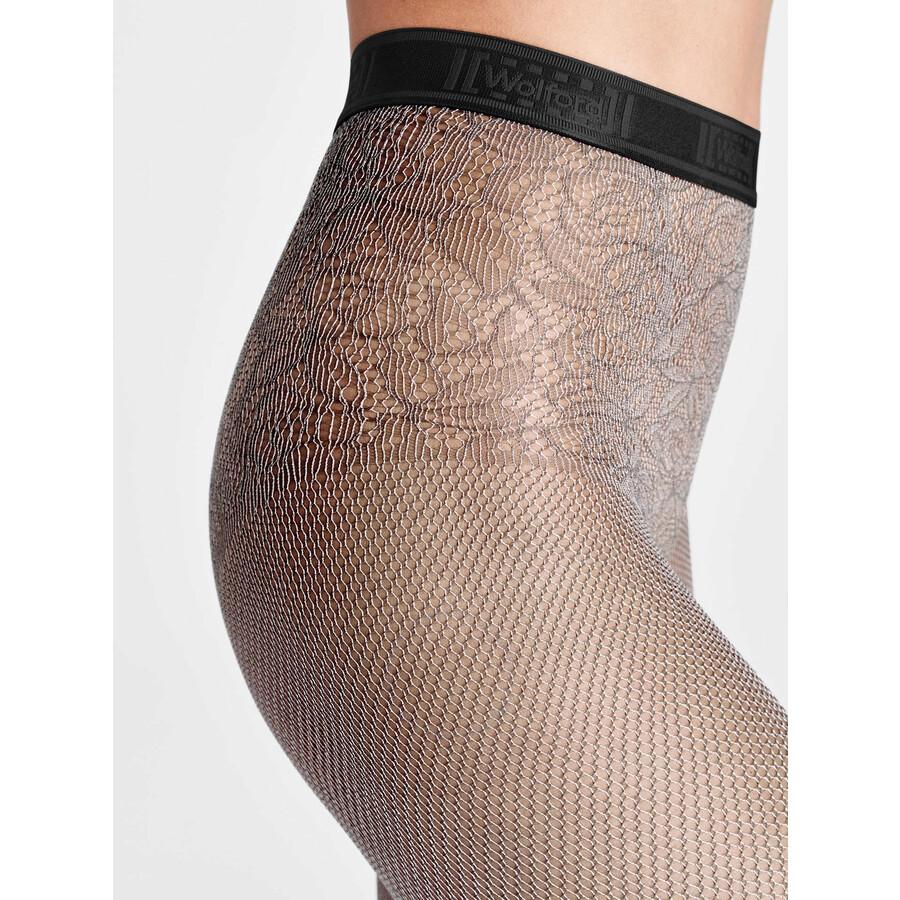 Wolford Black/Ash Hayden Two-tone Net Tights Set of 3