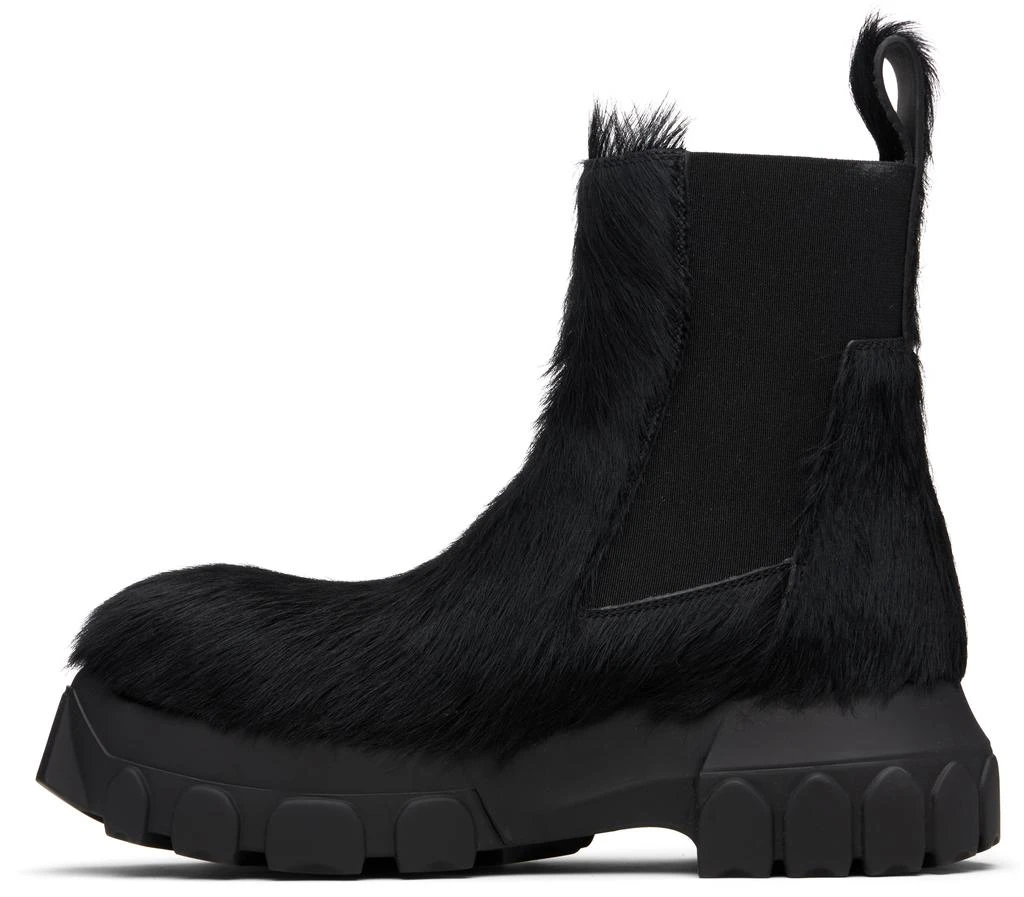 Rick Owens Black Concordians Beatle Bozo Tractors Boots 3