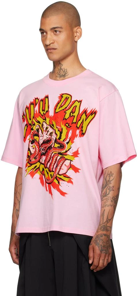LU'U DAN Pink Graphic T-Shirt 4