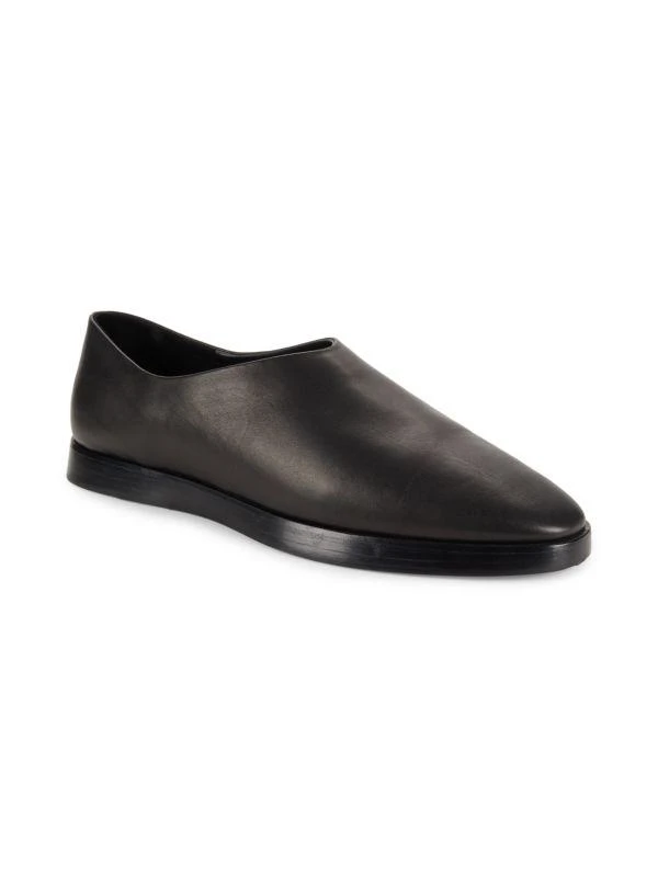 Fear of God Black Slip-On Leather Casual Shoes Ballerino leather slip-on shoes in black - Fear Of God  main image 3