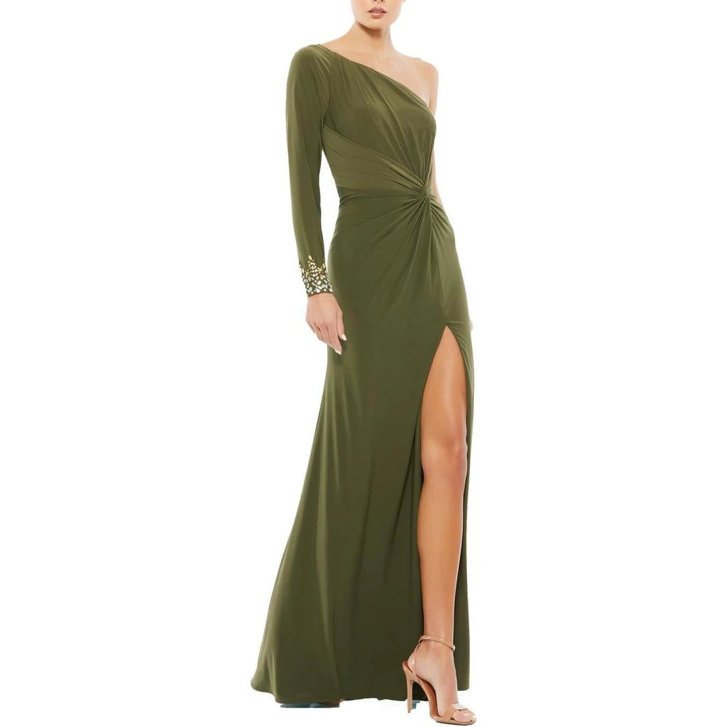 Ieena for Mac Duggal Womens Jersey Long Evening Dress 4