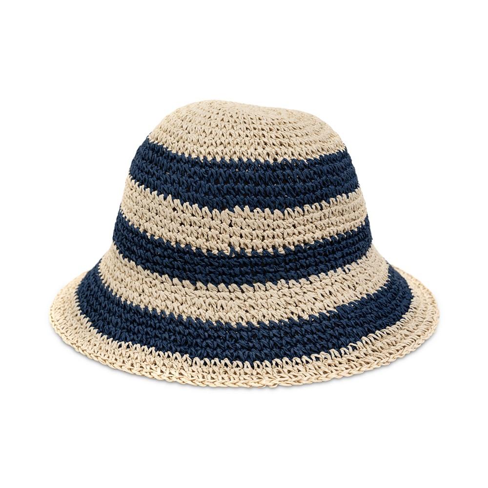 On 34th Women's Striped Crochet Cloche Hat, Created for Macy's