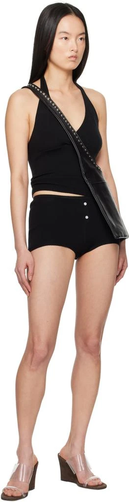 Frankies Bikinis Black Dylan Knit Halter Top 4
