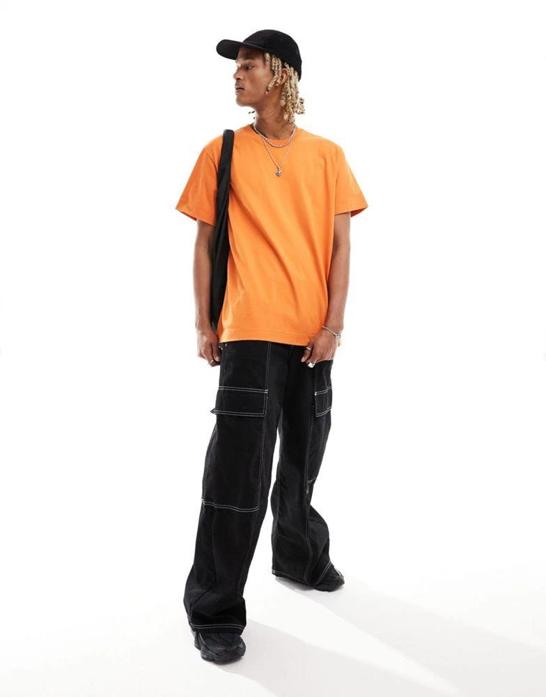 G-Star G-star essential loose fit t-shirt in orange 1