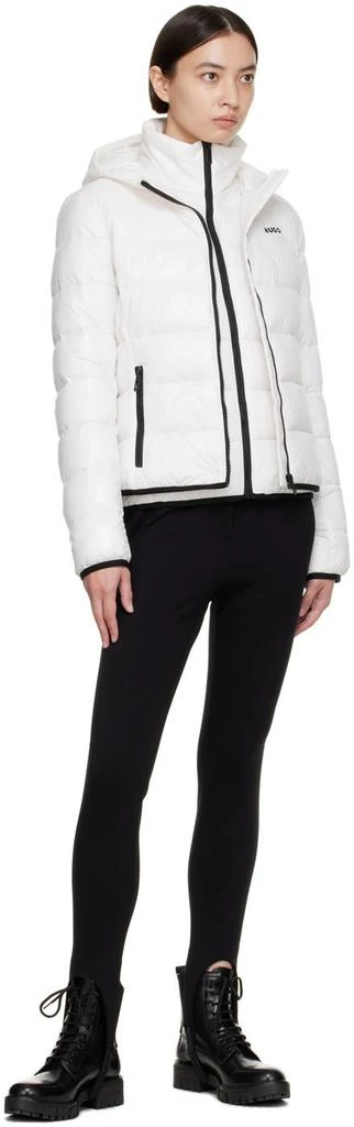 Hugo Boss White Recycled Nylon Vest 4