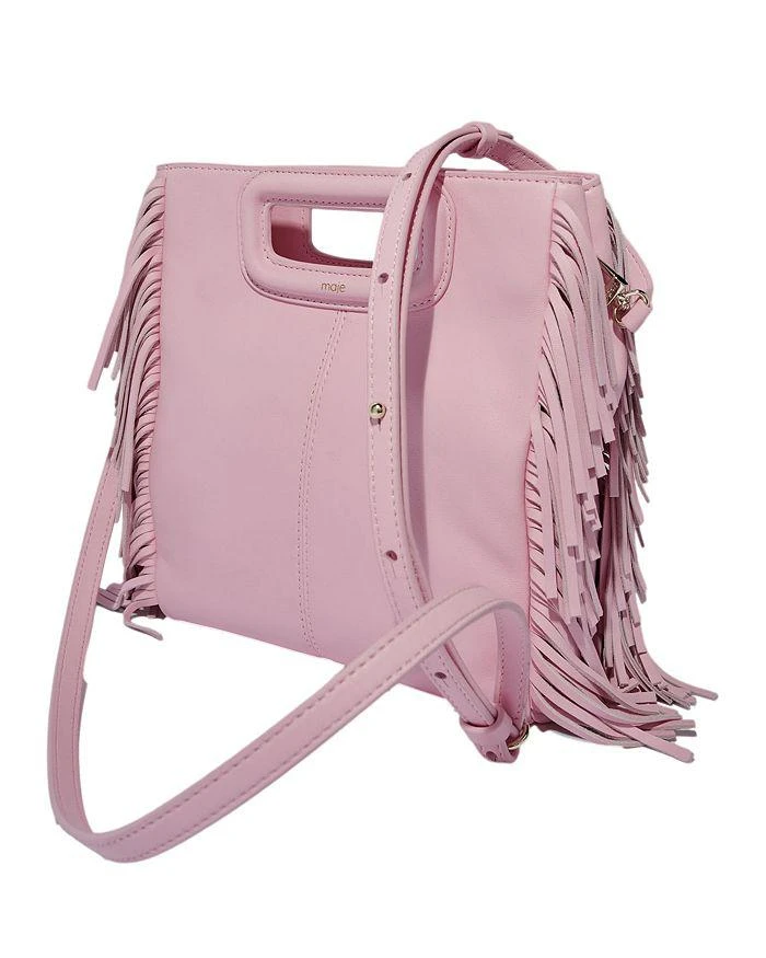 Maje M Fringe Leather Crossbody Bag 4