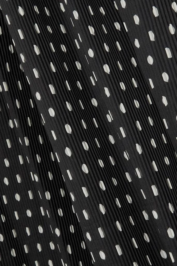 Zimmermann Polka-dot plissé-chiffon midi dress 4