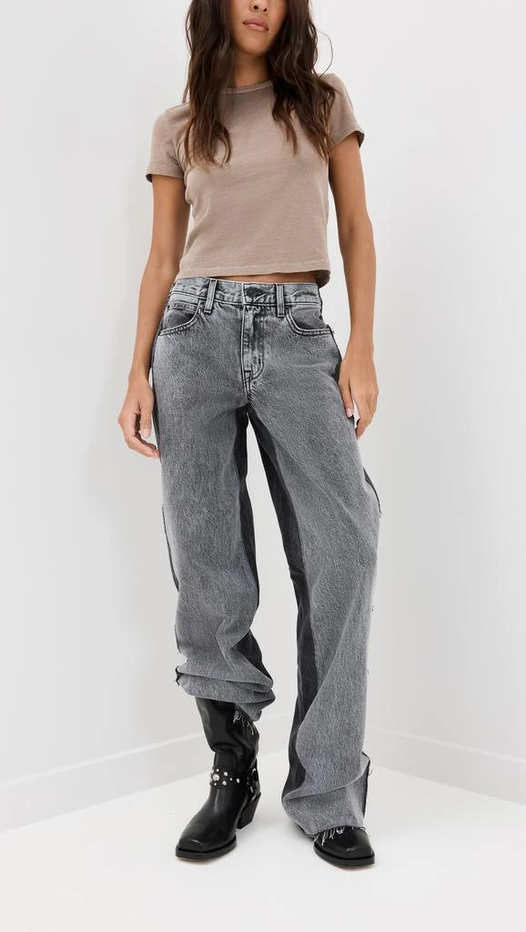 SLVRLAKE Re-Work Mica Paneled Jeans 5