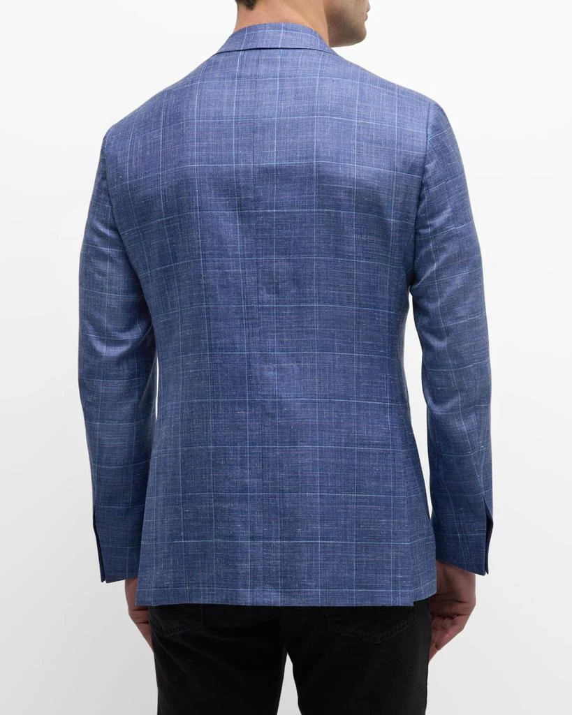 Canali Men's Windowpane Sport Coat 7