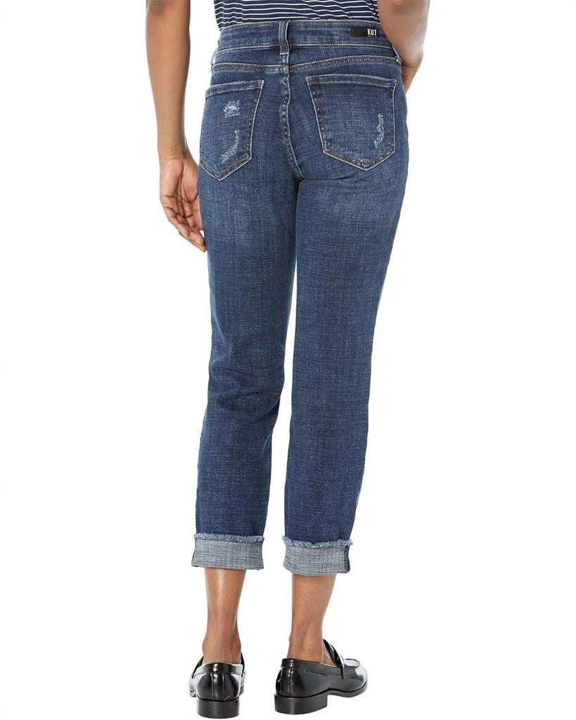 KUT from the Kloth AMY CROP STRAIGHT LEG JEANS 3