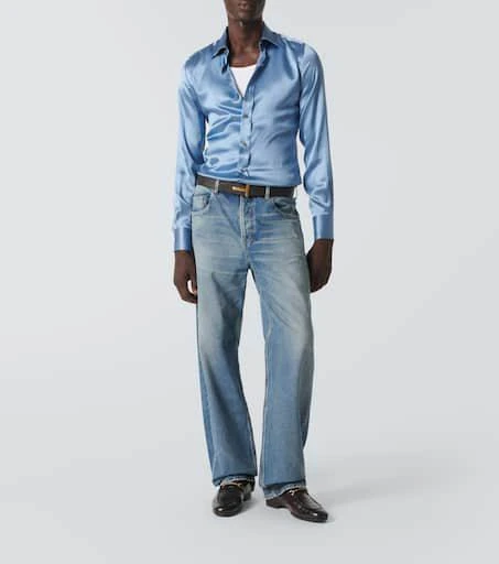 Tom Ford Gigi croc-effect leather loafers 2