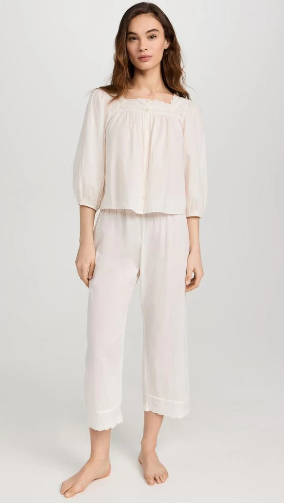 The Great The Eyelet Button Sleep Top 4