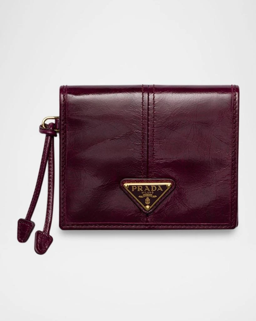 Prada Small Bifold Leather Wallet Handbags Compare Prices from