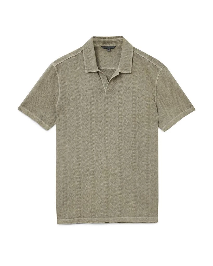 John Varvatos Zion Open Collar Polo Shirt 4