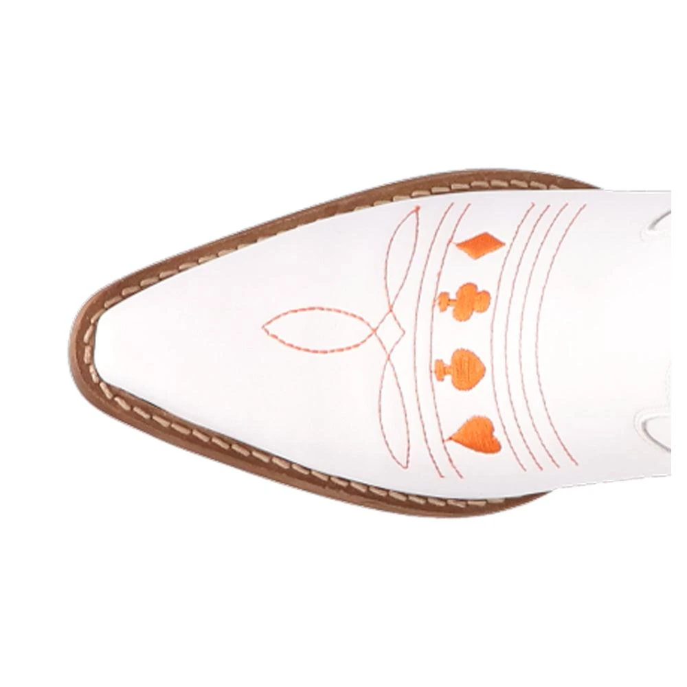 Dingo Joker Graphic Embroidered Snip Toe Pull On Cowboy Boots 4