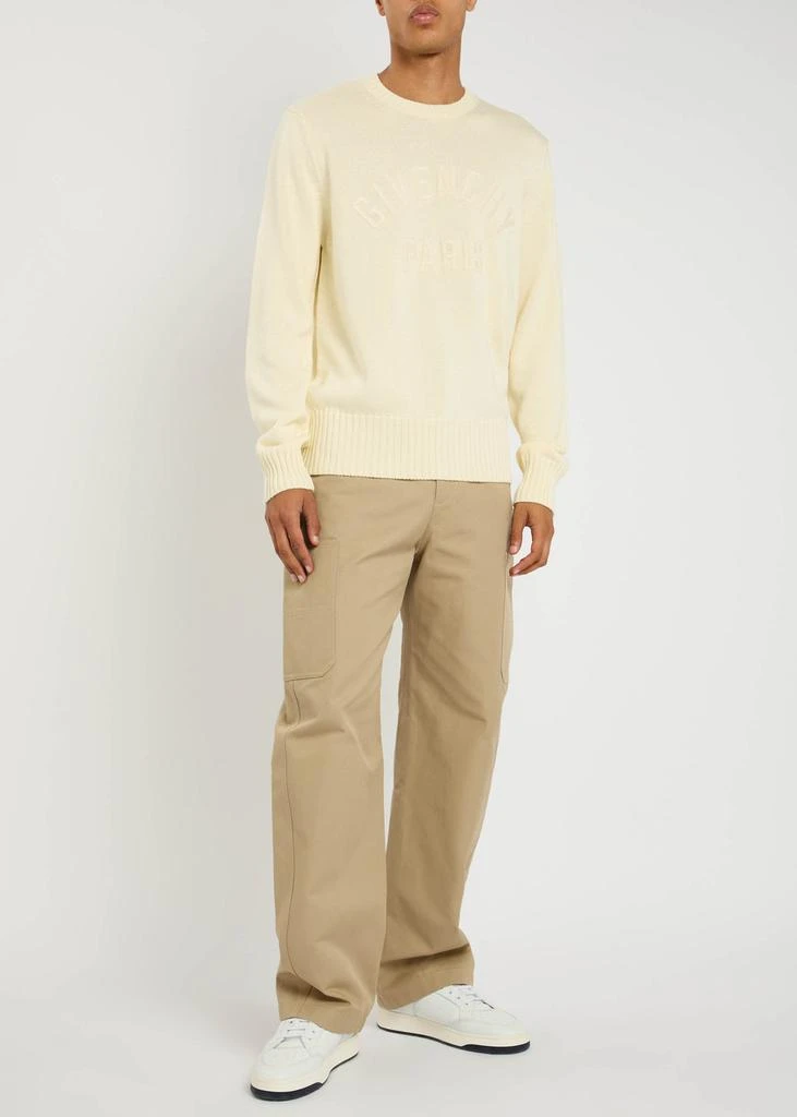 Givenchy Logo-embroidered cotton jumper 4