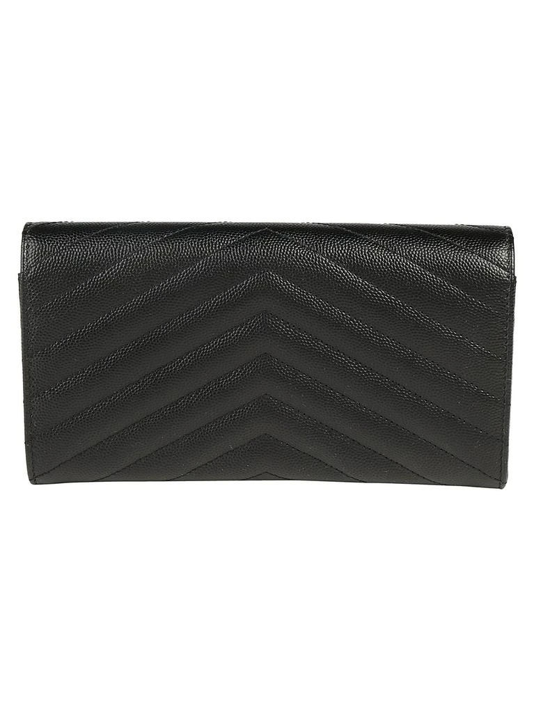 Yves Saint Laurent Saint Laurent Grain De Poudre Monogram Wallet 2