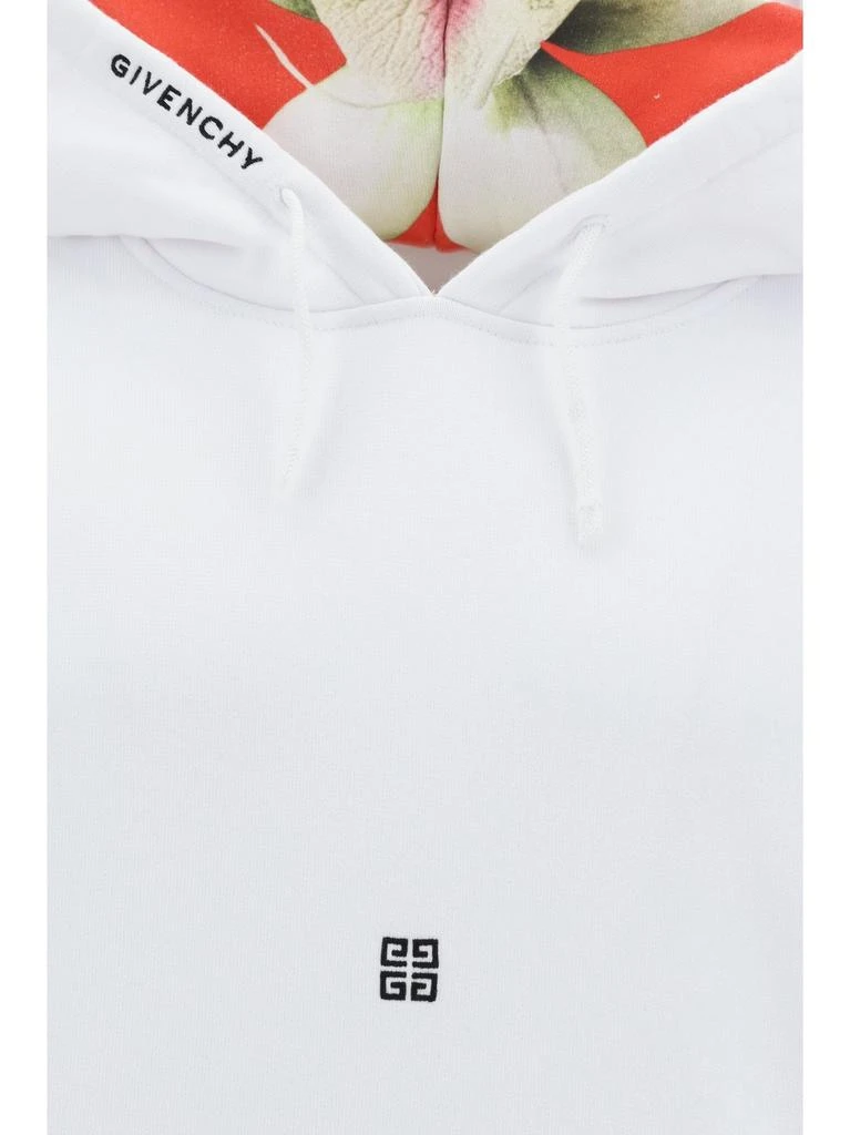 Givenchy Givenchy 4G Embroidered Drawstring Hoodie 3