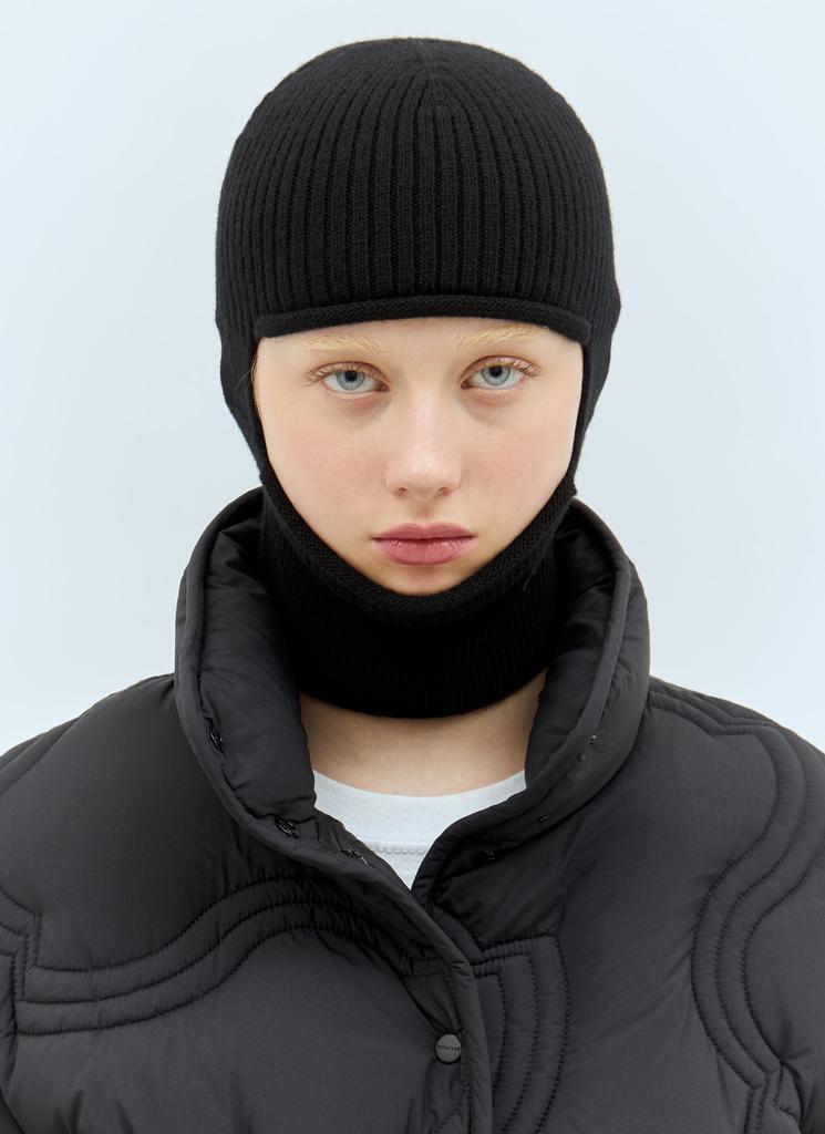 【送関込】MONCLER☆moncler x willow smith wool beanie hat Moncler Genius: Moncler x Willow Smith Black Wool Beanie