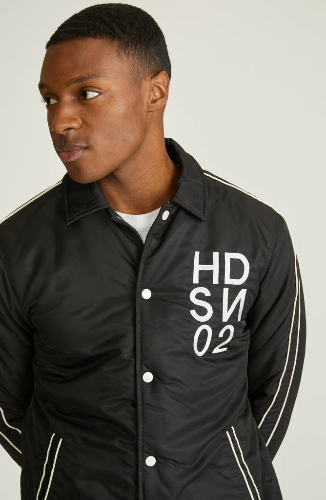 Hudson Water Repellent Insulated Nylon Coach's Jacket 3