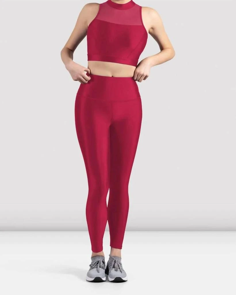 Bloch Bloch - Mirella Glow High Neck Crop Top 1
