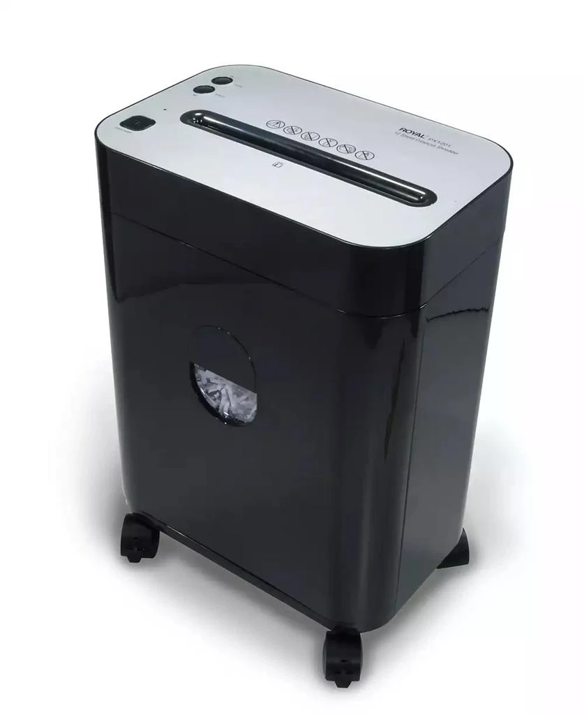 royal 12 Sheet Cross Cut Pullout Basket Casters Shredder 6
