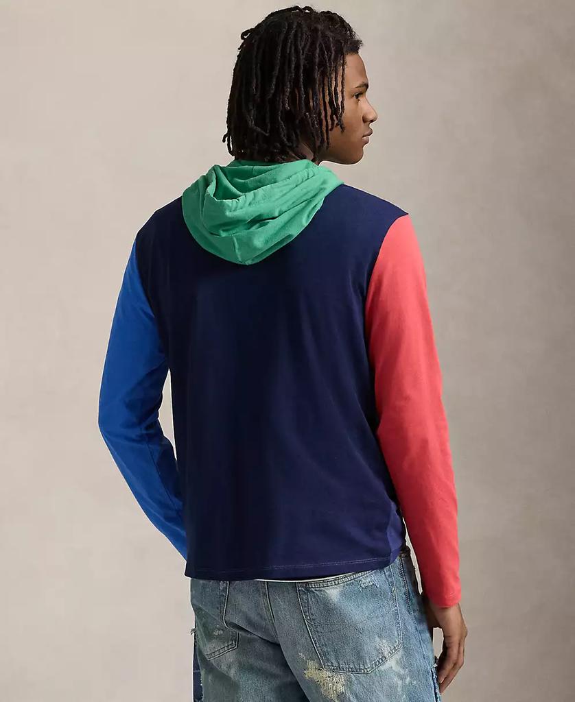 Ralph Lauren Men
s Color-Blocked Jersey Hooded T-Shirt